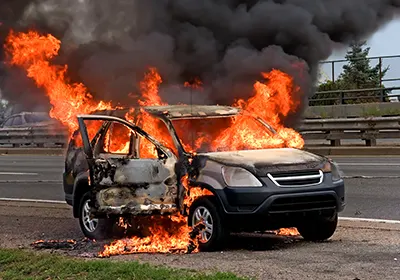 Vol et incendie